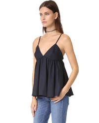 Женская темно-синяя майка от Milly