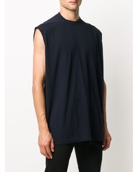 Мужская темно-синяя майка от Rick Owens
