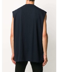 Мужская темно-синяя майка от Rick Owens
