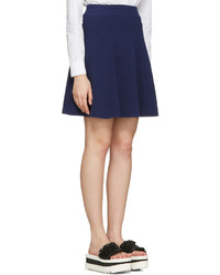 Темно-синяя мини-юбка от Kenzo