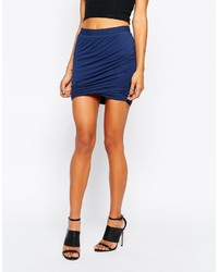 Темно-синяя мини-юбка от Vila