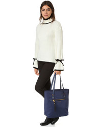 Темно-синяя нейлоновая большая сумка от Marc Jacobs