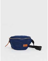 Темно-синяя нейлоновая поясная сумка от Pull&Bear