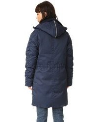 Женская темно-синяя парка от Acne Studios