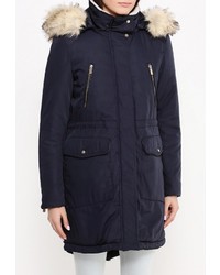 Женская темно-синяя парка от B.Style