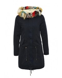 Женская темно-синяя парка от B.Style