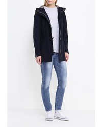 Женская темно-синяя парка от Baon