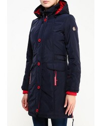 Женская темно-синяя парка от Baon