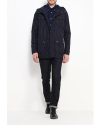 Мужская темно-синяя парка от Barbour