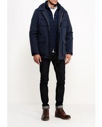 Мужская темно-синяя парка от Bellfield