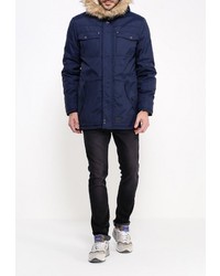 Мужская темно-синяя парка от BLEND