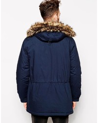 Мужская темно-синяя парка от Asos