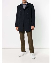 Мужская темно-синяя парка от Tonello