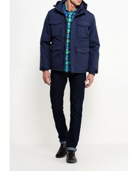 Мужская темно-синяя парка от Caterpillar