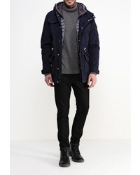 Мужская темно-синяя парка от Celio