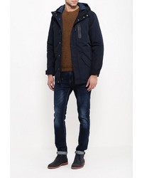 Мужская темно-синяя парка от Celio