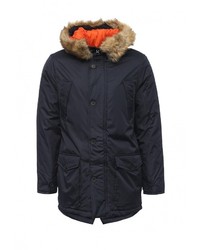 Мужская темно-синяя парка от D-struct