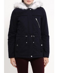 Женская темно-синяя парка от Dorothy Perkins