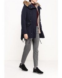 Женская темно-синяя парка от Fantasy