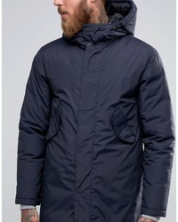 Мужская темно-синяя парка от Edwin