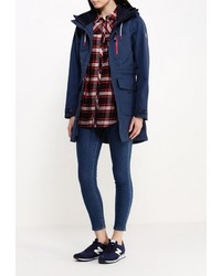 Женская темно-синяя парка от FIVE seasons