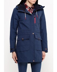 Женская темно-синяя парка от FIVE seasons