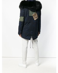 Мужская темно-синяя парка от Mr & Mrs Italy