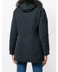 Женская темно-синяя парка от Woolrich