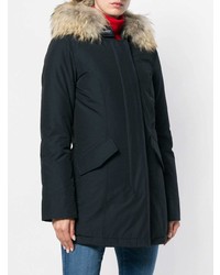 Женская темно-синяя парка от Woolrich