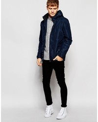 Мужская темно-синяя парка от Selected