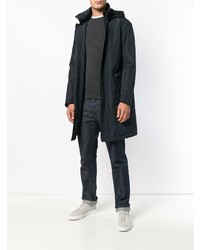 Мужская темно-синяя парка от Aspesi