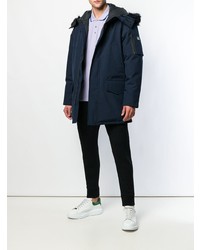 Мужская темно-синяя парка от Kenzo
