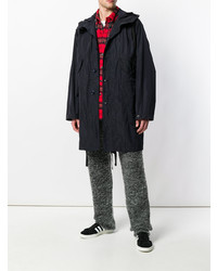 Мужская темно-синяя парка от Engineered Garments