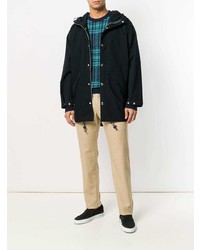 Мужская темно-синяя парка от YMC