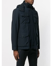 Мужская темно-синяя парка от Woolrich