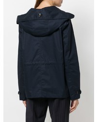 Женская темно-синяя парка от Woolrich