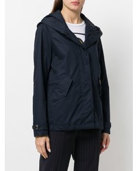 Женская темно-синяя парка от Woolrich