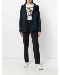 Женская темно-синяя парка от Woolrich