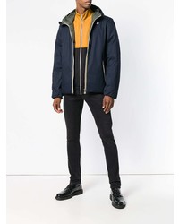 Мужская темно-синяя парка от K-Way