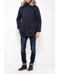 Мужская темно-синяя парка от Jack &amp; Jones