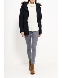 Женская темно-синяя парка от Jacqueline De Yong