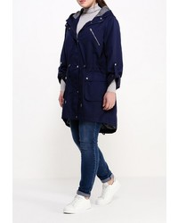 Женская темно-синяя парка от Junarose