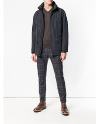 Мужская темно-синяя парка от Aspesi