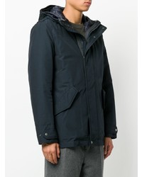 Мужская темно-синяя парка от Woolrich