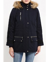 Женская темно-синяя парка от Naf Naf