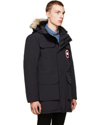 Мужская темно-синяя парка от Canada Goose