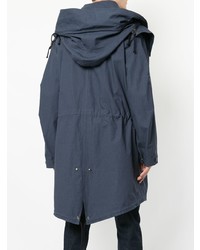 Мужская темно-синяя парка от Kent & Curwen