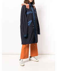 Женская темно-синяя парка от JULIEN DAVID