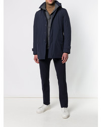 Мужская темно-синяя парка от Herno