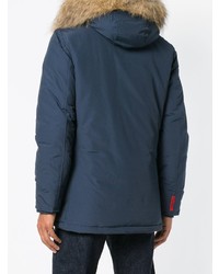 Мужская темно-синяя парка от Freedomday